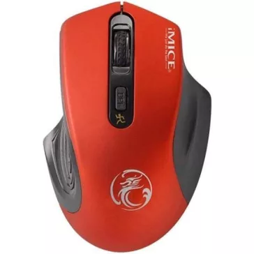 iMICE E-1800 vezeték nélküli optikai egér piros